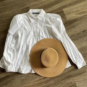 White Zara Blouse
